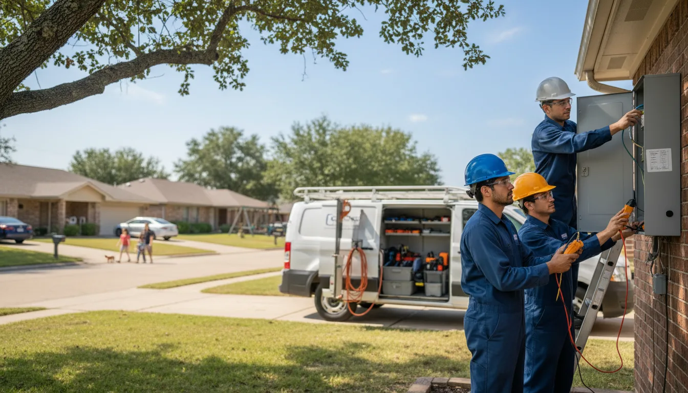 Certified electrician providing emergency electrical services in Cherry Valley, AR